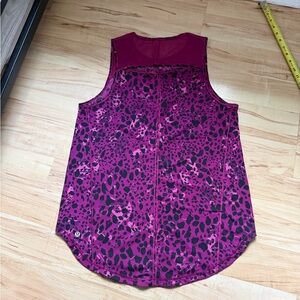 Lululemon Athletica Pink and Black Tank Top